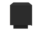 Black multimedia TV stand with shelf, 100x35x40 cm, 02 0025482 AFEA18132
