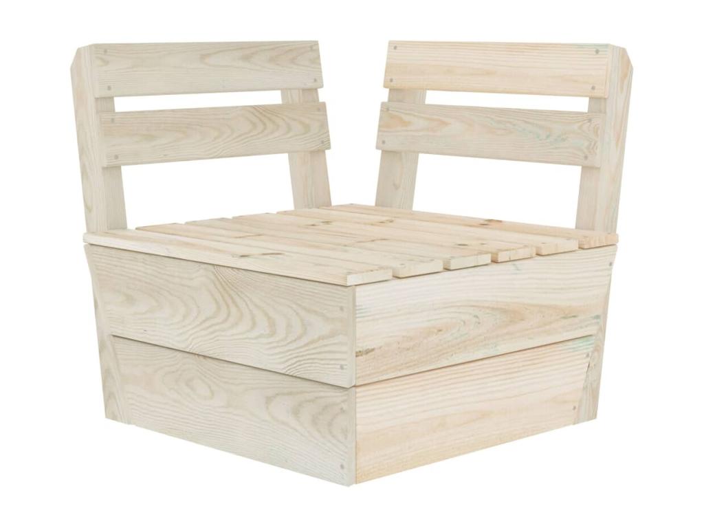 5-piece pallet garden furniture set, impregnated spruce wood LJZY96674