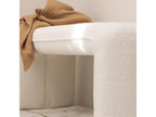Full - Upholstered bench in PINPAI fabric L100cm - White DDTY93485
