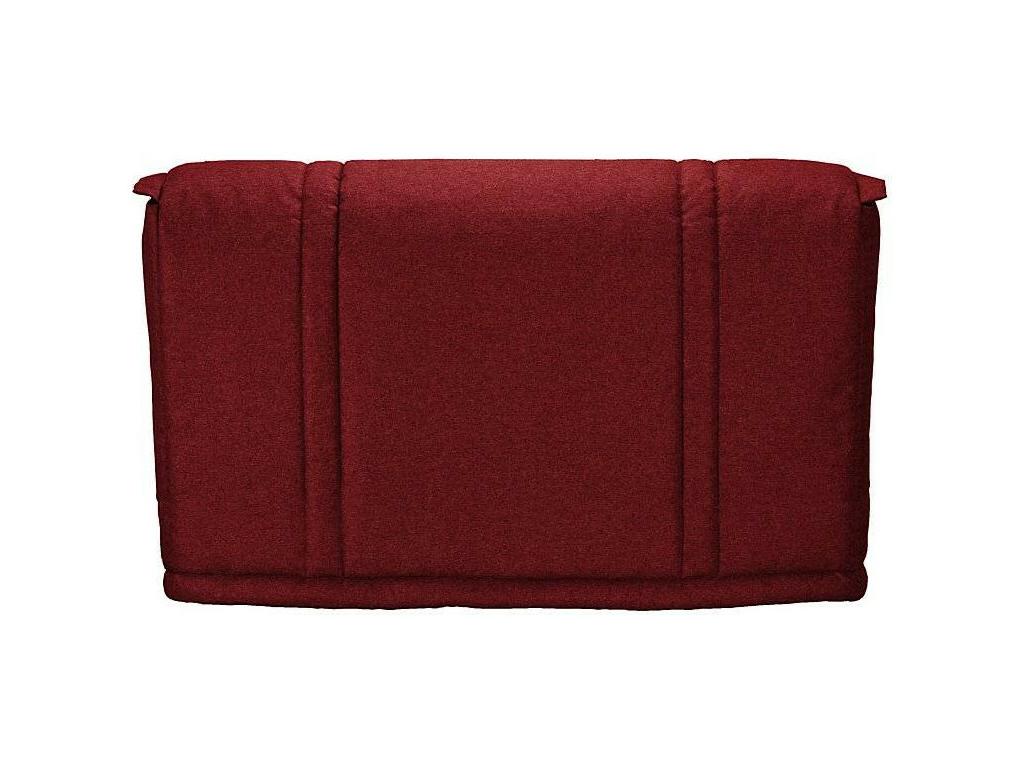 BZ sofa bed in fabric with 15cm Pardo mattress - Bordeaux color - 140x200cm - Storage compartment KZIN50381