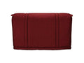 BZ sofa bed in fabric with 15cm Pardo mattress - Bordeaux color - 140x200cm - Storage compartment KZIN50381