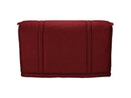 BZ sofa bed in fabric with 15cm Pardo mattress - Bordeaux color - 140x200cm - Storage compartment KZIN50381