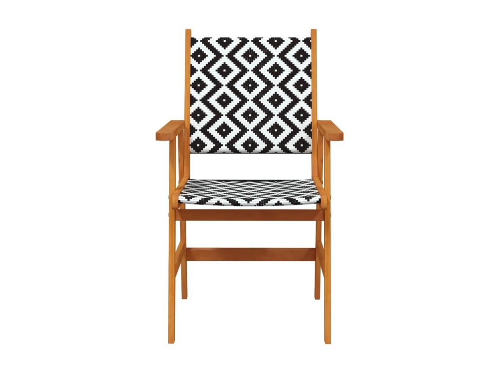 3-Piece Garden Dining Set, Solid Wood, Luxury Furniture EFPQ81887