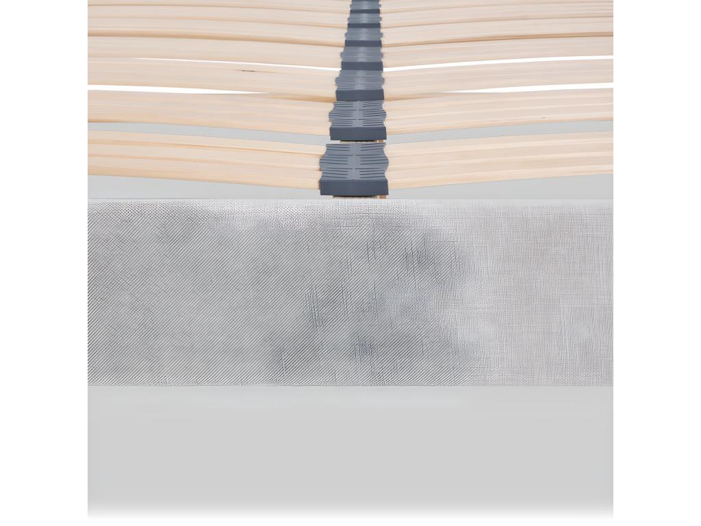 Artigeo grey decorative bed base, 15cm thick, with legs, 160x200 ASZV78006