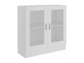 White display cabinet 82.5x30.5x80 cm Engineered wood SFPD27177