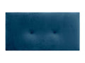 Luxameub Smooth Velvet Headboard with Buttons 95x50 for 80/90 Beds - Blue KXWG58480