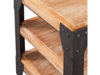 TV stand 140x40x45 cm solid wood Luxameub BCBY47543