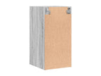 Luxameub wall cabinet with glass doors, grey, 35x37x68.5 cm, YACU47337