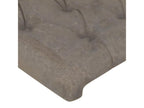 Luxameub LED Headboard 93x16x118/128 cm Fabric EFUC23131