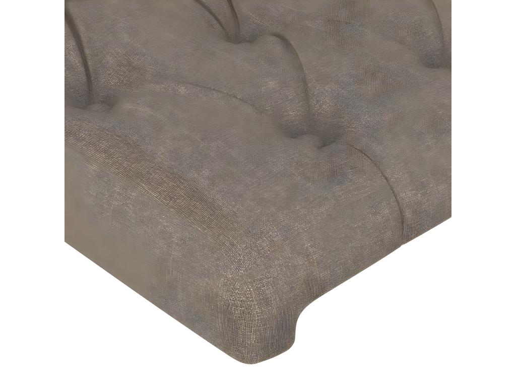 Luxameub LED Headboard 93x16x118/128 cm Fabric EFUC23131