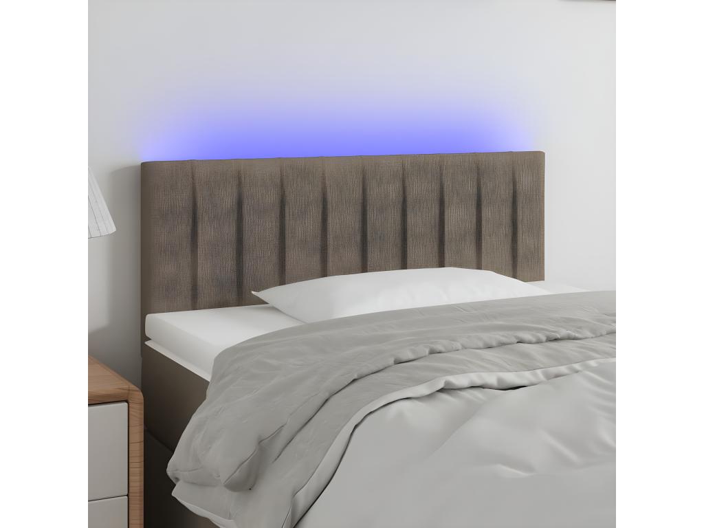 Luxameub LED Headboard 90x5x78/88 cm Fabric DNFY89391