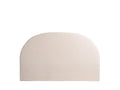 Luxameub - Half-moon cotton and linen headboard, 170cm wide - Natural ITGN77683