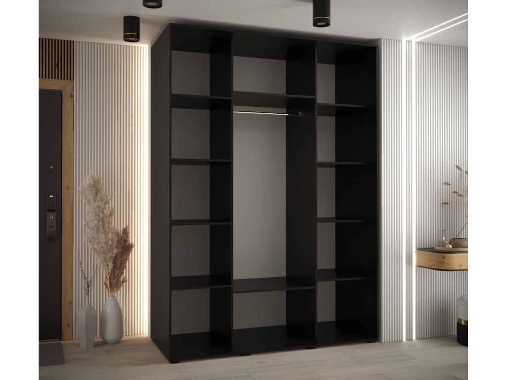 Luxameub 12 Sliding Door Wardrobe 235.2/170/60 3 Doors BNQA34816