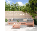 6-piece garden furniture set with solid wood cushions Luxameub SULO47323