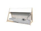Luxameub Cabin Bed 90x200 1 Canvas 1 Slatted Base / Natural HNWI52881