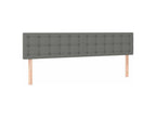 Luxameub bed base with mattress, Dark Grey 200x200 Fabric TQJV02604