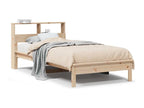 Bookshelf bed without mattress 100x200 cm solid pine wood YOCH84149