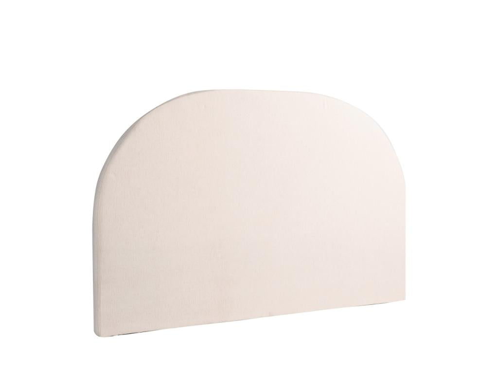 Luxameub - Half-moon cotton and linen headboard, 170cm wide - Natural ITGN77683