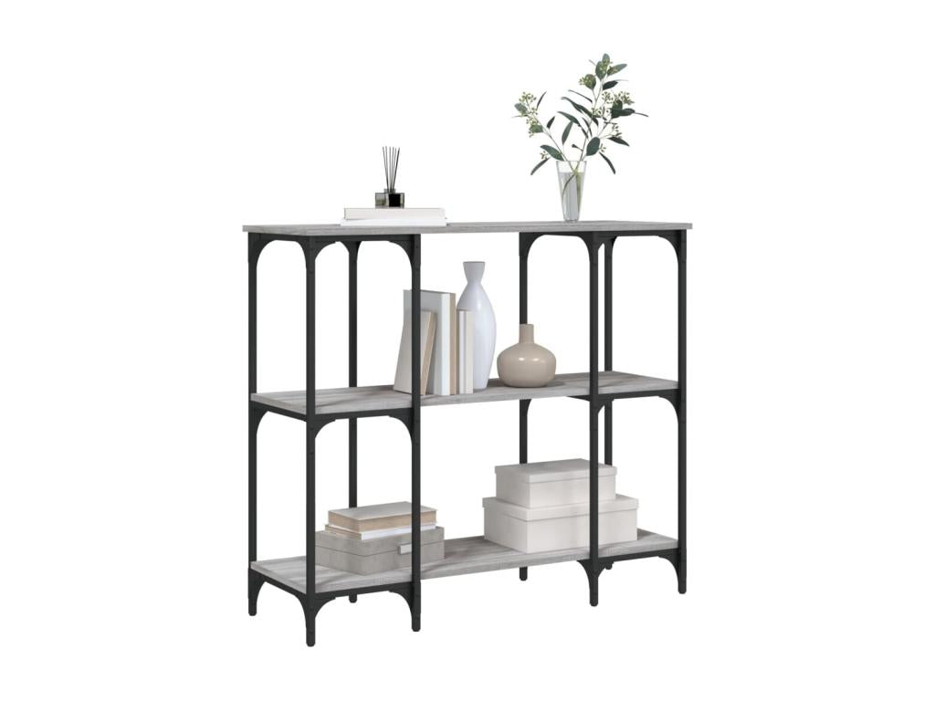 Luxameub console table, grey, 102x35x90 cm, engineered wood, RKVX30555