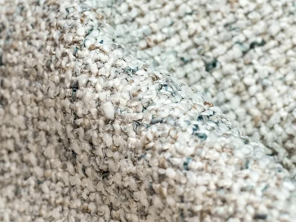 Module with right-hand armrests in textured fabric - beige - Luxameub SZND29687