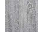 Cosymeub grey bed frame 160x200 cm engineered wood and metal SCUL60016
