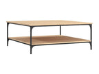 Luxameub oak coffee table 100x100x40 cm engineered wood JBKG92350