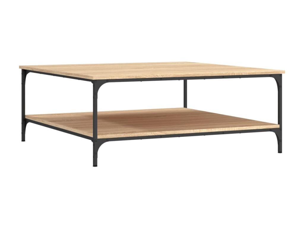 Luxameub oak coffee table 100x100x40 cm engineered wood JBKG92350