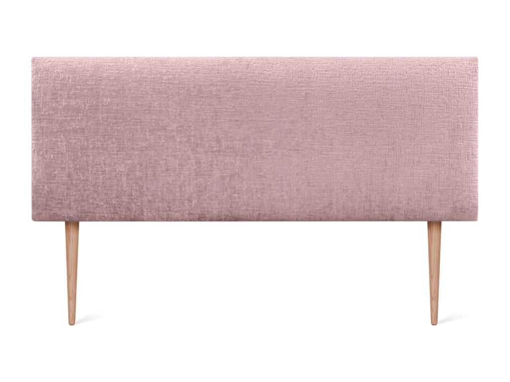 Luxameub Natural Wool Headboard 145x105cm with Bed Legs 140/135 - Salmon IECO53780
