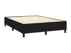 Luxameub bed base with LED mattress, black, 140x200 cm, fabric, LJFK89235