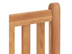 4-piece garden dining set, solid teak wood MBKO47963
