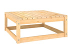 12-piece garden furniture set with cushions, solid pine wood EGFR70543
