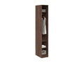 Brown oak wardrobe 30x50x200 cm engineered wood MVKF96457