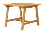 3-Piece Garden Dining Set, Solid Wood, Luxury Furniture EFPQ81887