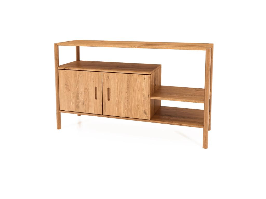 Luxameub - Solid oak wood shelf with natural oil finish HVXV55723