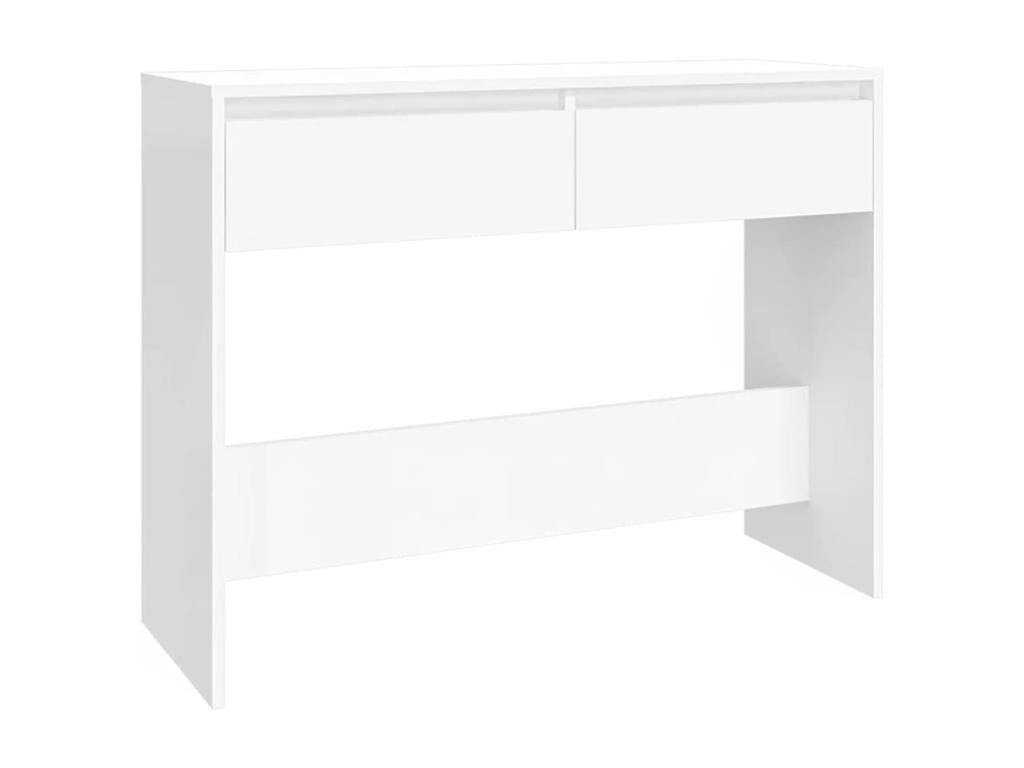 White console table 100x35x76.5 cm Chipboard YAUO98768