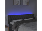 Dark Grey LED Headboard 147x16x78/88 cm Fabric JIWA92563