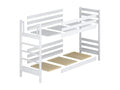 Wooden bunk bed N03 White 90x180 KDDE76218