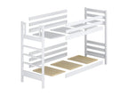 Wooden bunk bed N03 White 90x180 KDDE76218