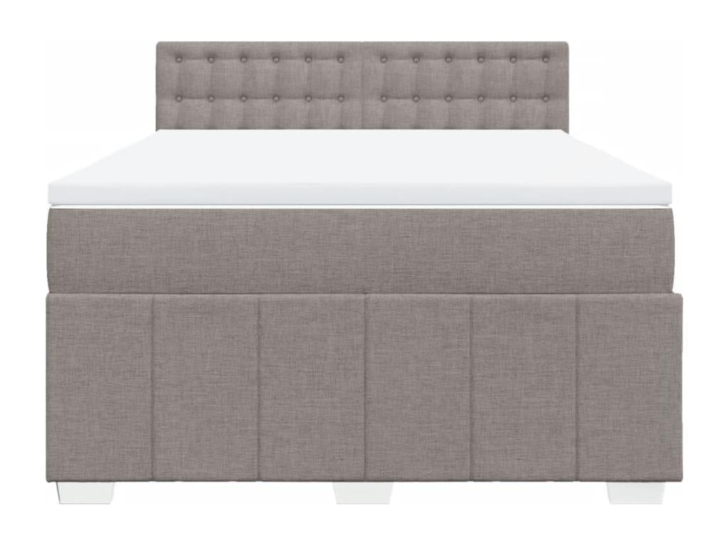 Luxameub bed base with Luxameub mattress 140x190 cm Fabric DTYN29612