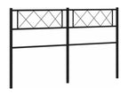 Black metal headboard 140 cm WJOM55111
