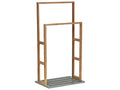 2-Bar Towel Rail in Cosymeub and Khaki Green, H 80 cm HVYH76070