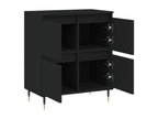 Black Buffet 60x35x70 cm Engineered Wood EXVO43015