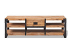 TV stand 140x40x45 cm solid wood Luxameub BCBY47543
