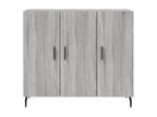 Luxameub grey sideboard 90x34x80 cm engineered wood KWAU06775