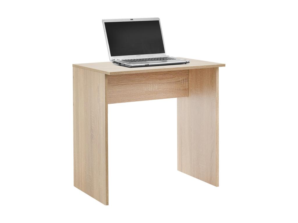 Luxameub oak-colored wooden office desk - W- 72 x D- 52 cm BLHL41403