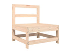 6-piece garden furniture set, solid pine wood FKLO97806