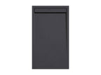 Anthracite shower tray with slate finish, Cosymeub SMART color grid - 140x80 cm RTZW71474