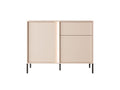 Cosymeub 2D1S LED chest of drawers 104x40x82 Beige KMNZ66293