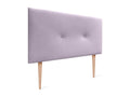 Luxameub Smooth Velvet Headboard with Buttons 110x115 with Bed Legs 105 - Salmon OTGK39897