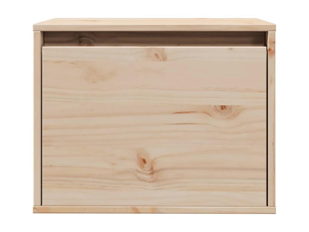 Wall cabinet 45x30x35 cm Solid pine wood OOBH88439